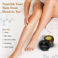 Organic Grass-Fed Beef Tallow Balm with Raw Honey Moisturizing Cream for Soft Smooth Skin Handmade All-Natural Moisturizer Skin